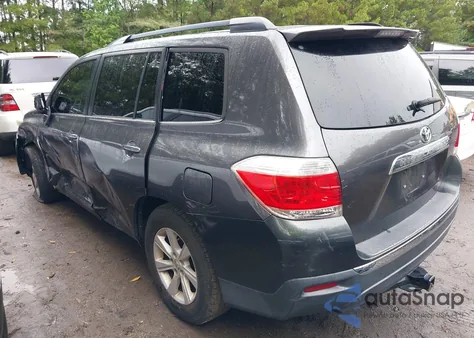 2013 Toyota Highlander Se V6 from USA, damaged, VIN 5TDZK3EH6DS115075